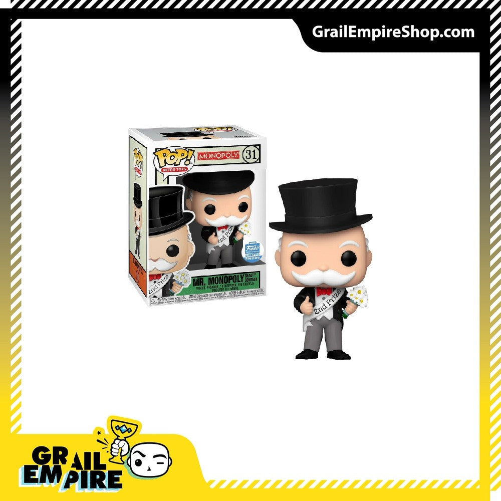Funko POP! Icons #31 Mr. Monopoly Beauty Contest Exclusivo -