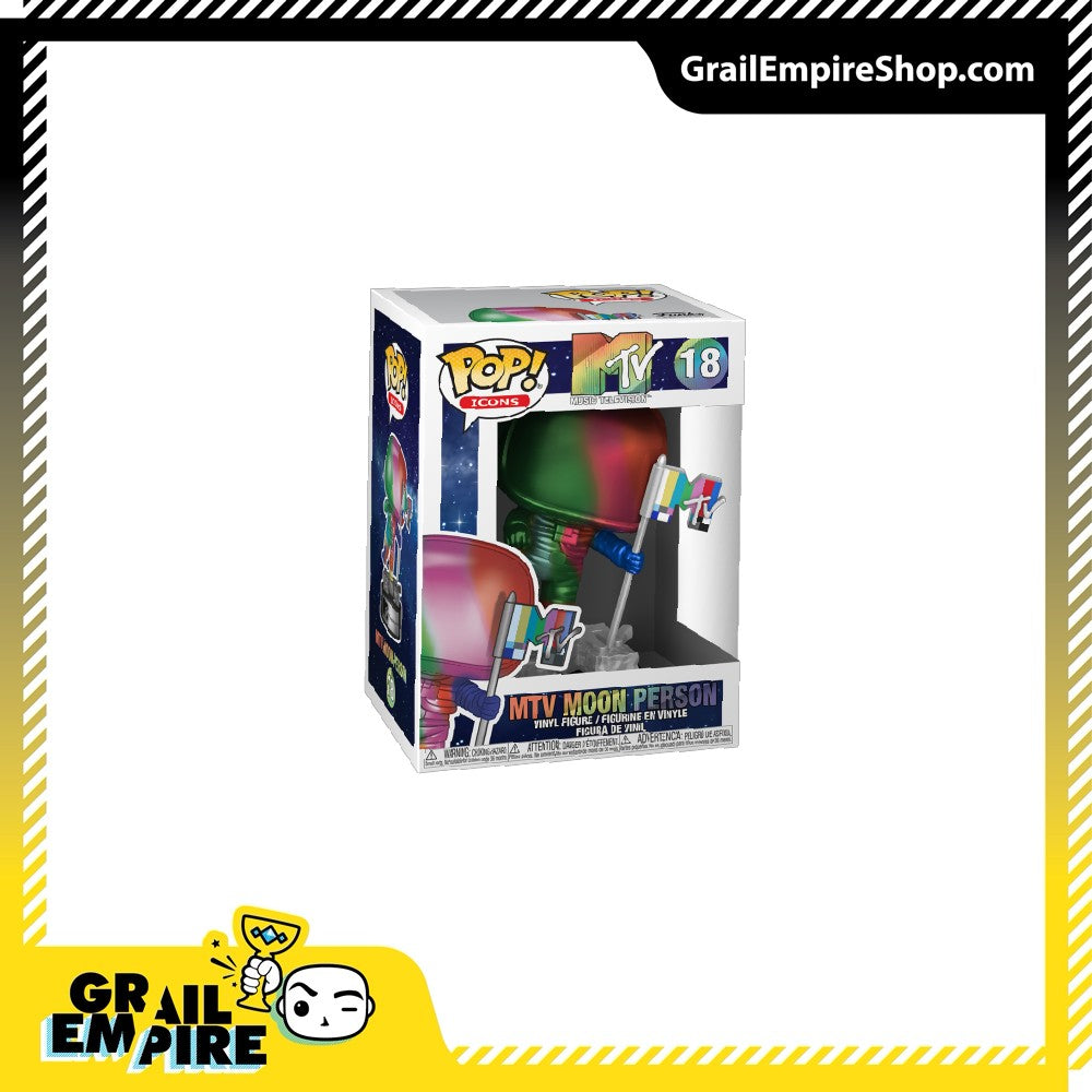Funko POP! Icons MTV Moon Person (Rainbow) - POP!