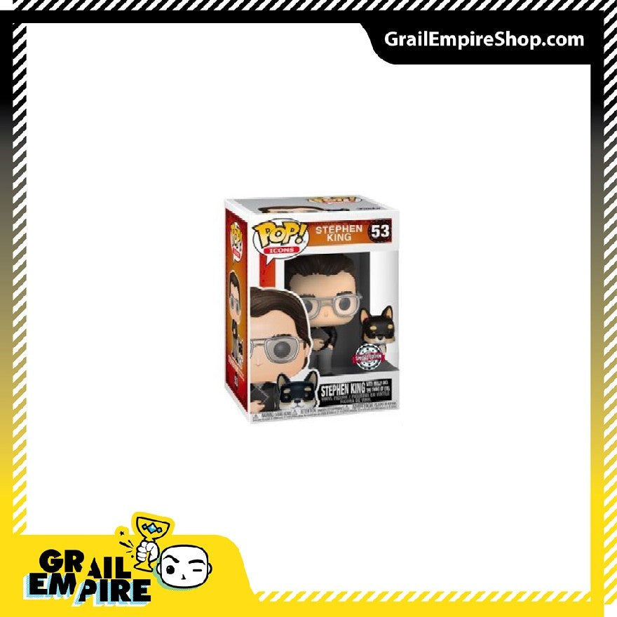 Funko POP! Icons Stephen King with Molly - POP!