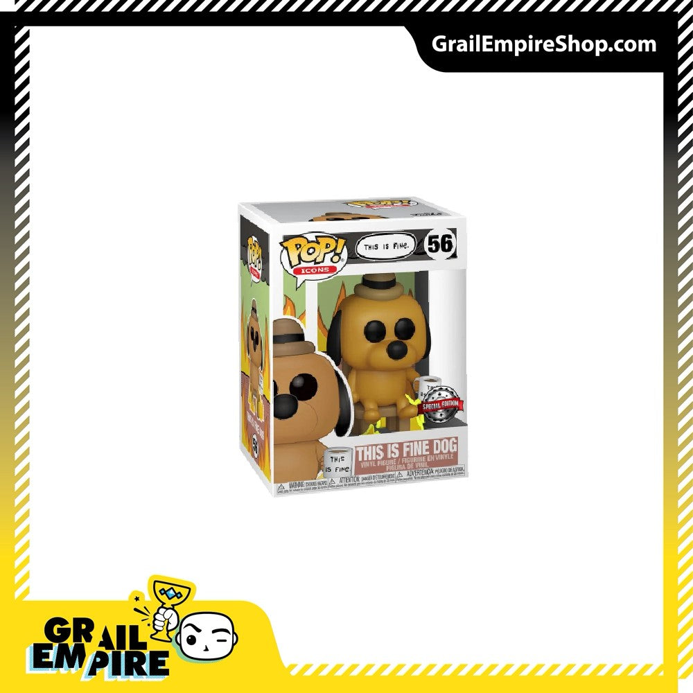 Funko POP! Icons This is Fine Dog #56 - POP!