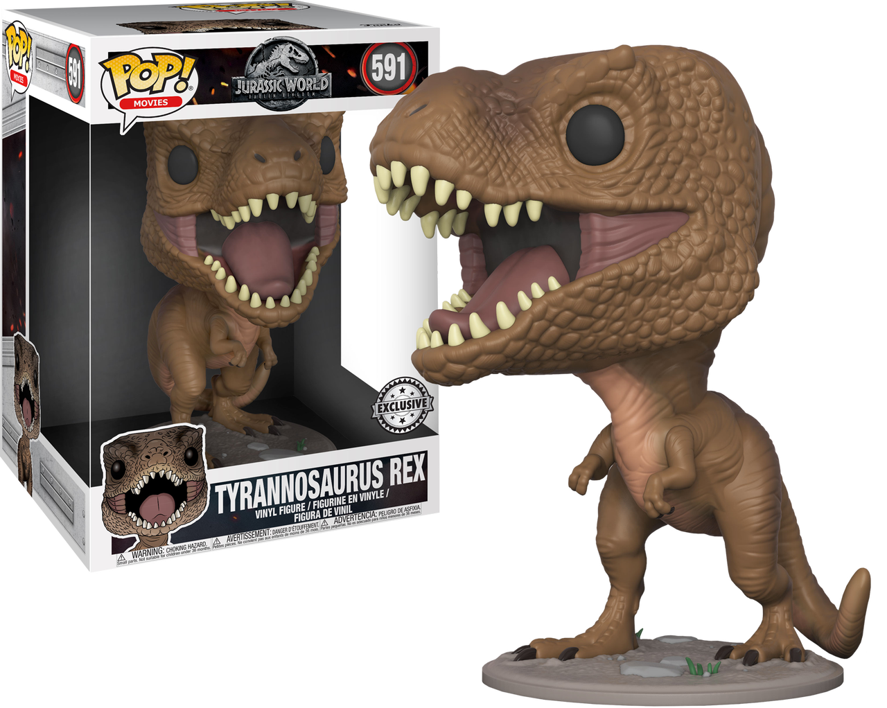 Funko POP! Jurassic Park Tyrannosaurus Rex 10inch - 10 inch
