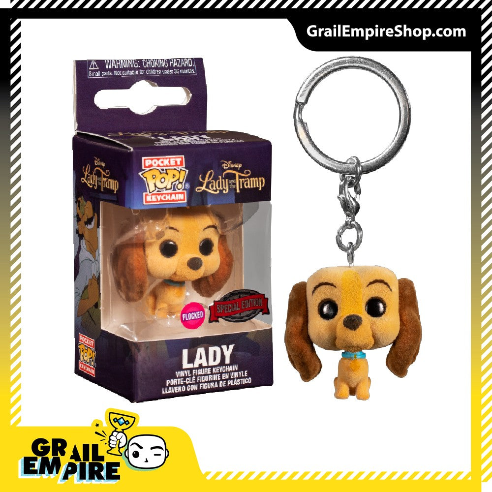 Funko POP! Keychain Disney Lady Flocked - Keychain