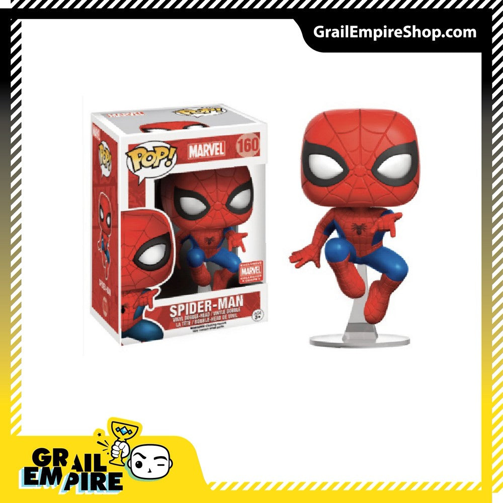 Funko POP! Marvel #160 Spider-Man Collector Corps Exclusivo