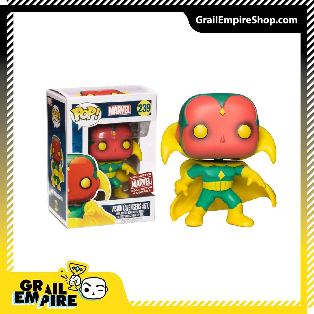 Funko POP! Marvel #239 Vision (Avengers #57) Exclusivo