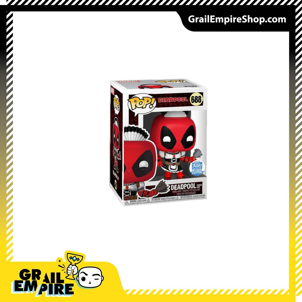 Funko POP! Marvel #688 Deadpool as Frenchmaid Funko Shop -