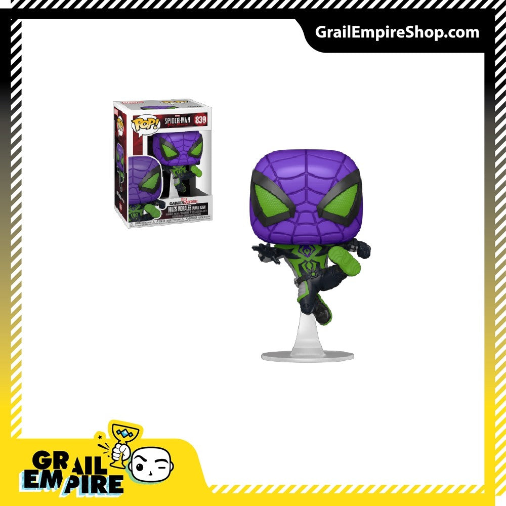 Funko POP! Marvel #839 Spider-Man: Miles Morales Purple