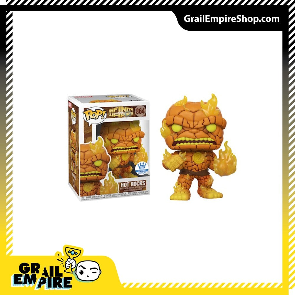 Funko POP! Marvel #864 Infinity Warps Hot Rocks Exclusivo -