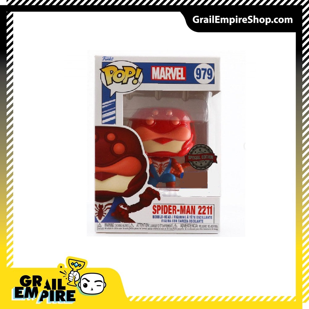 Funko Pop! Marvel #979 Spider-Man 2211 Exclusivo - Amazon -