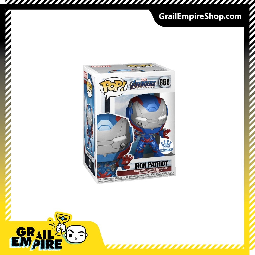 Funko POP! Marvel Avengers Endgame #868 Iron Patriot (Caixas