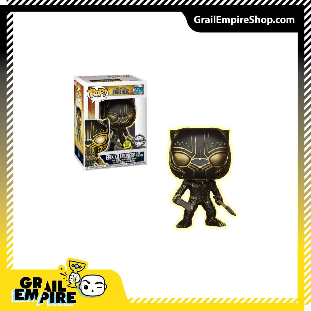 Funko POP! Marvel Black Panther #279 Erik Killmonger GITD