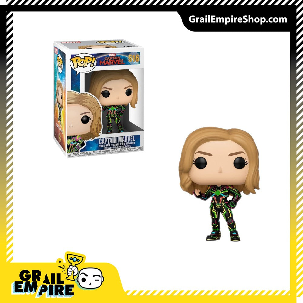 Funko POP! Marvel Captain Marvel Neon Suit - POP!
