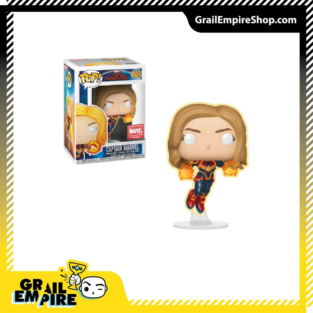 Funko POP! Marvel Collector Corps Captain Marvel GITD - POP!