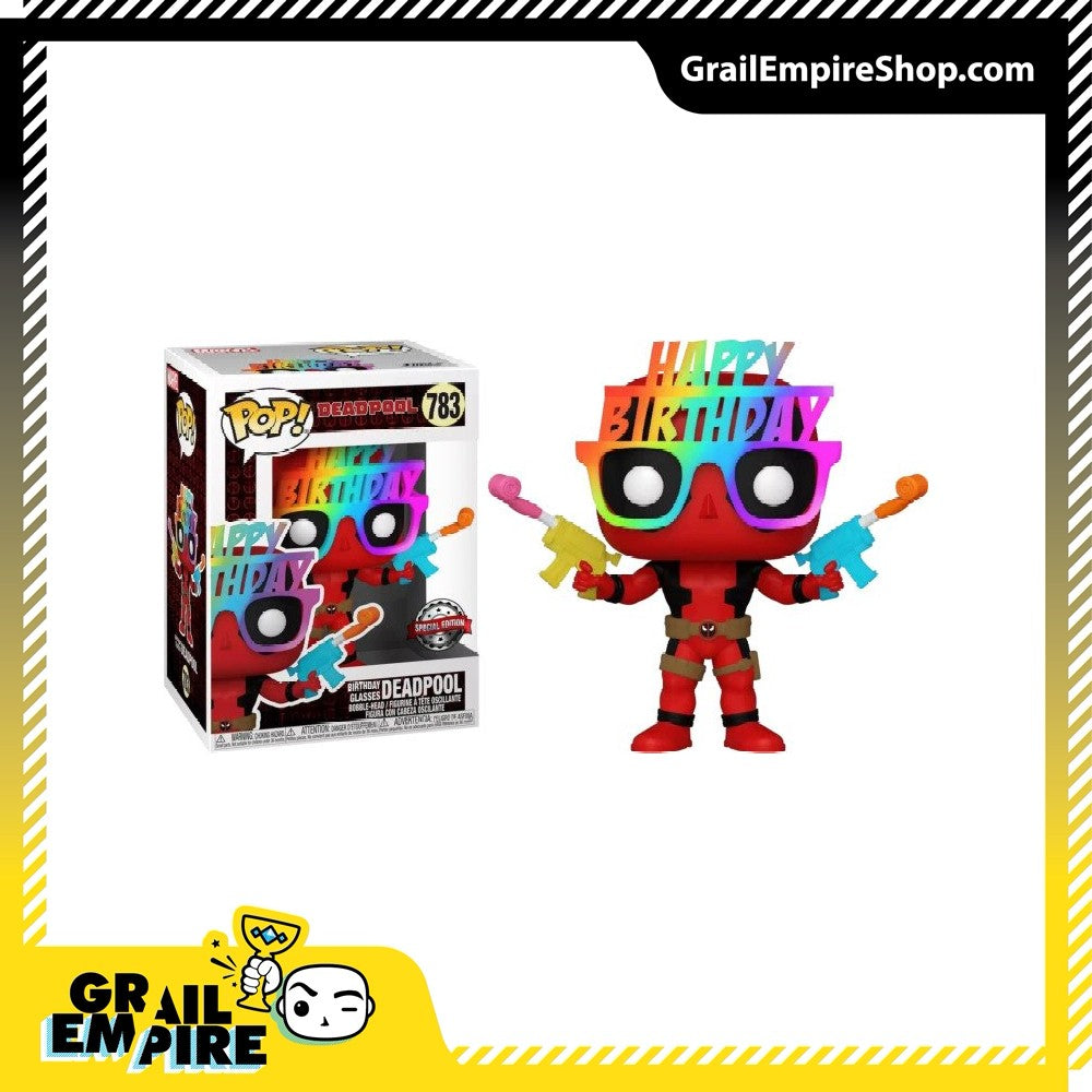 Funko POP! Marvel Deadpool Birthday Glasses - POP!