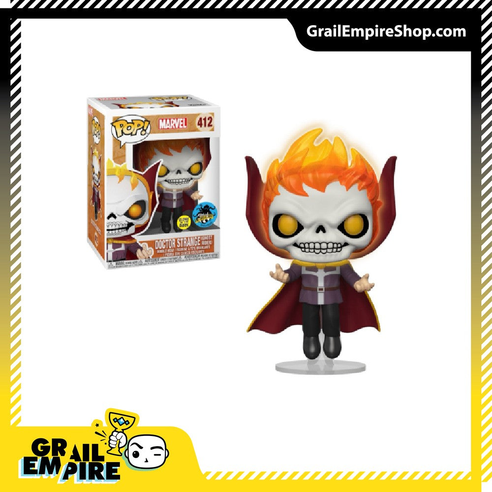 Funko POP! Marvel Doctor Strange (As Ghost Rider) Glow -
