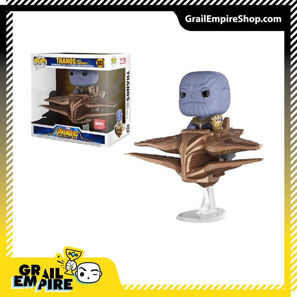 Funko POP! Marvel Thanos with Sanctuary 2 Collector Corps -