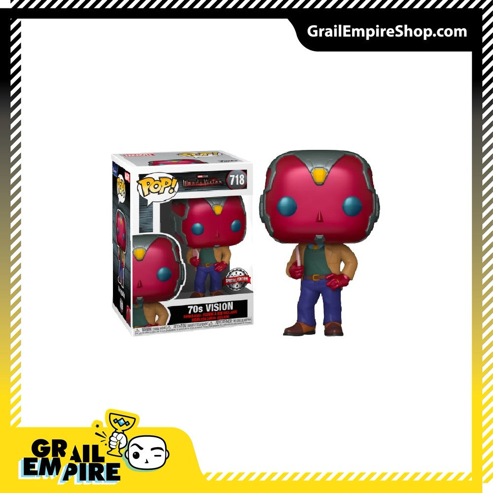 Funko POP! Marvel WandaVision #718 70s Vision (Metallic) -