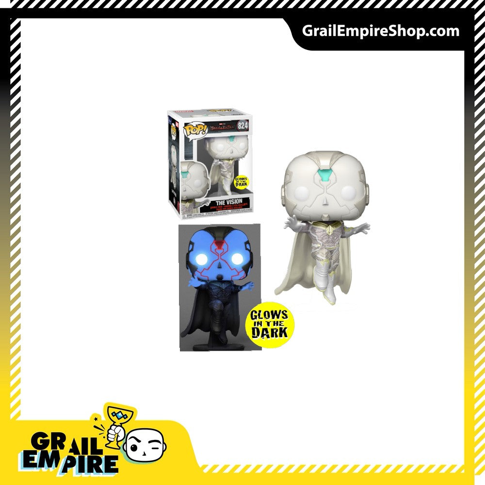 Funko POP! Marvel WandaVision #824 Vision GITD Exclusivo -