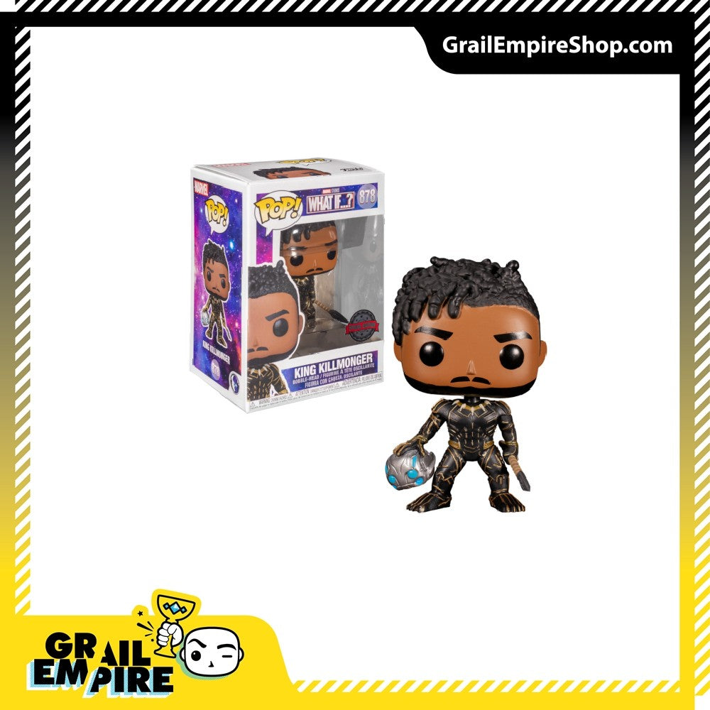 Funko POP! Marvel What If...? #878 King Killmonger Exclusivo