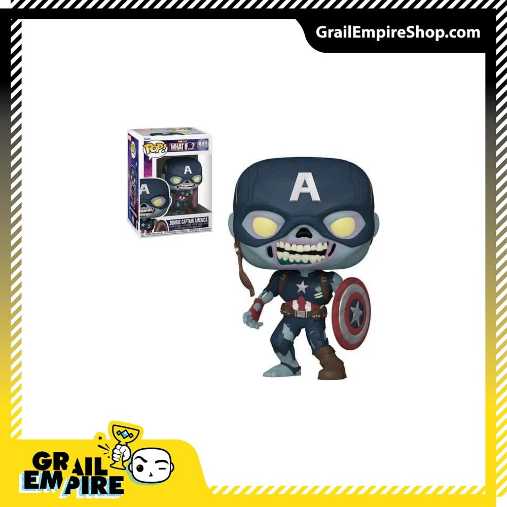 Funko POP! Marvel What If...? #941 Zombie Captain America -