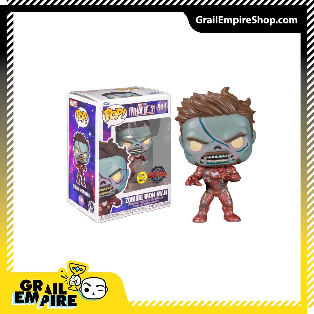 Funko POP! Marvel What If...? #944 Zombie Iron Man GITD