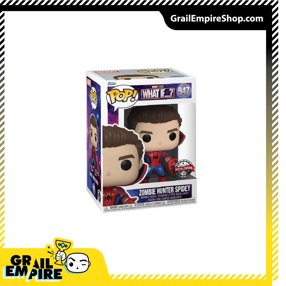Funko POP! Marvel What If...? #947 Zombie Hunter Spidey