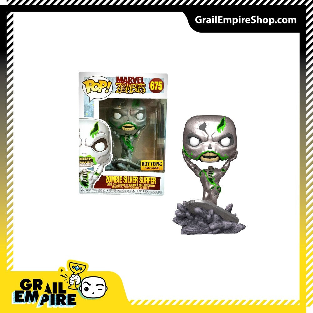 Funko POP! Marvel Zombies #675 Silver Surfer Exclusivo -