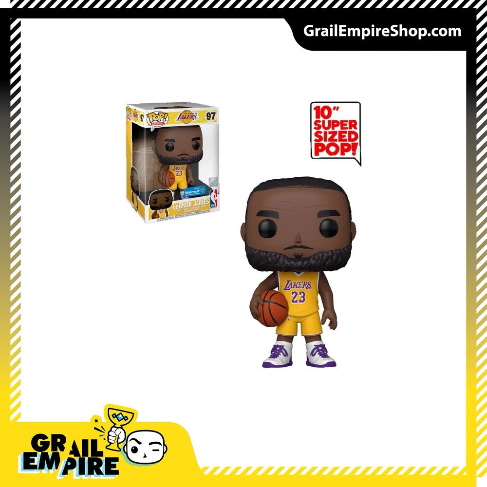 Funko POP! NBA LeBron James 10 inch (Lakers Yellow Jersey)
