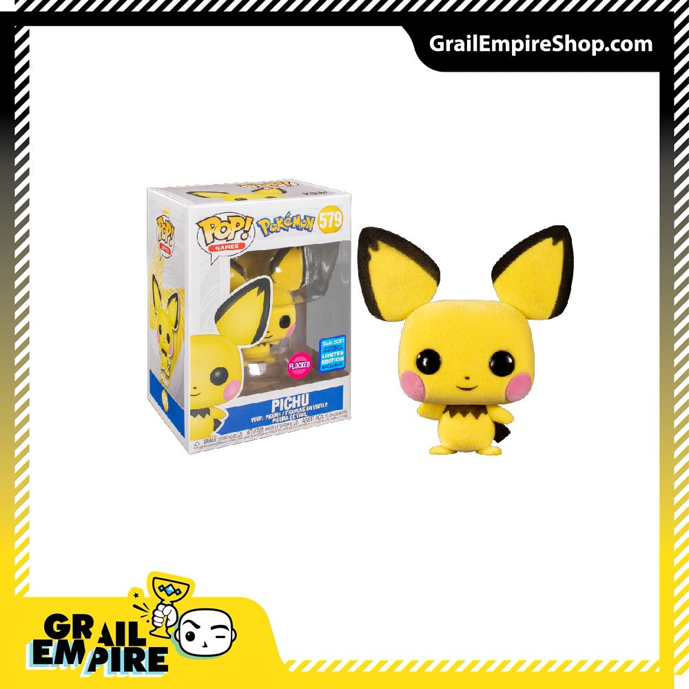 Funko POP! Pokemon #579 Pichu Flocked WonderCon 2020 -