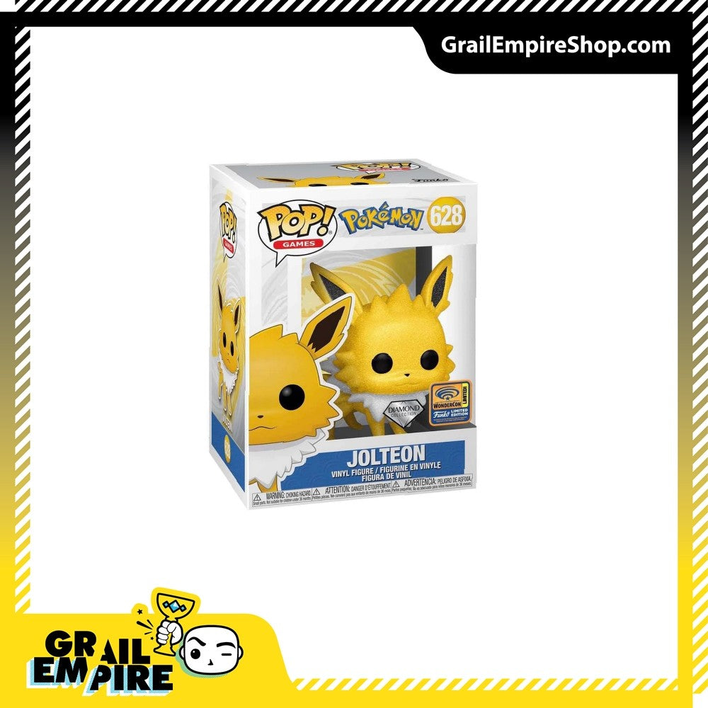 Funko POP! Pokemon #628 Jolteon Diamond WonderCon Official
