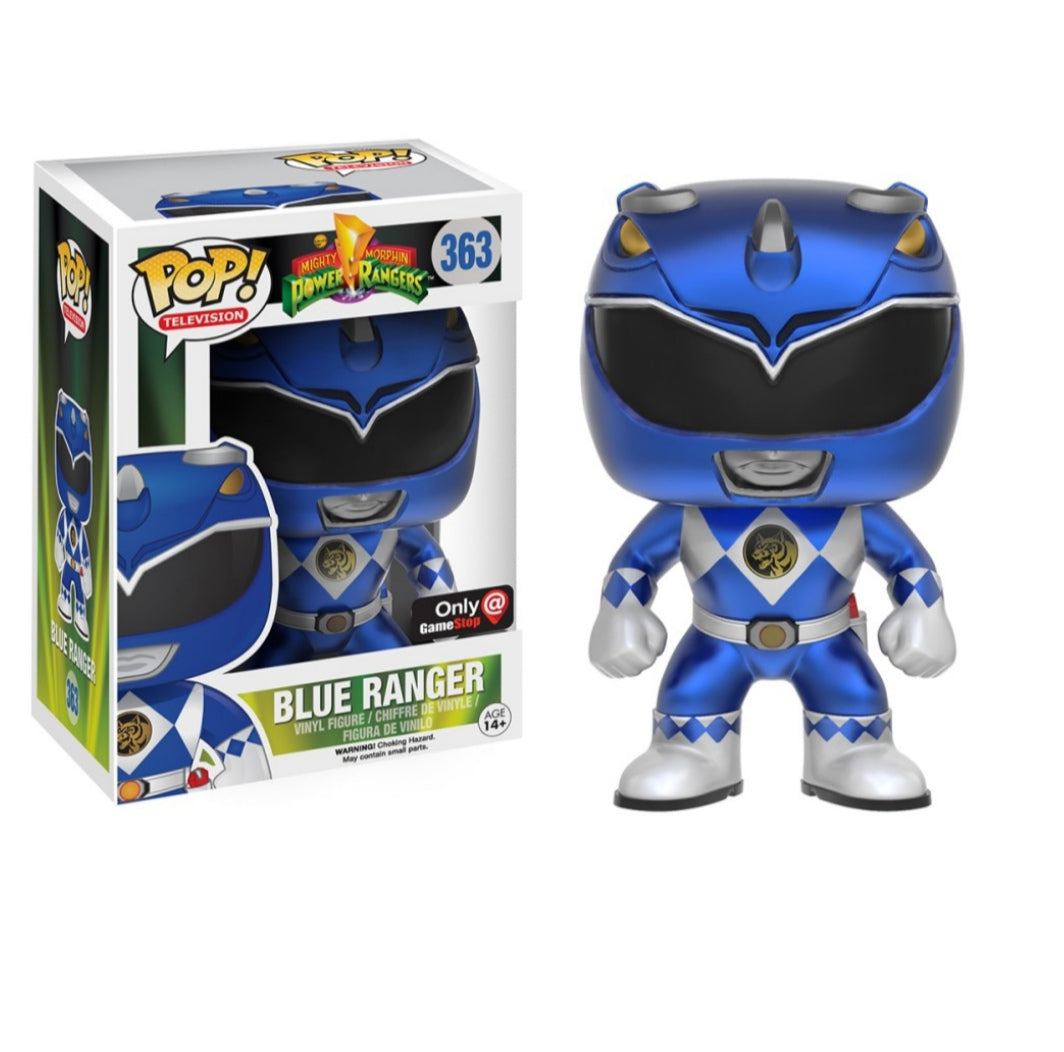 Funko POP! Power Rangers Blue Ranger (Metallic) - Metallic