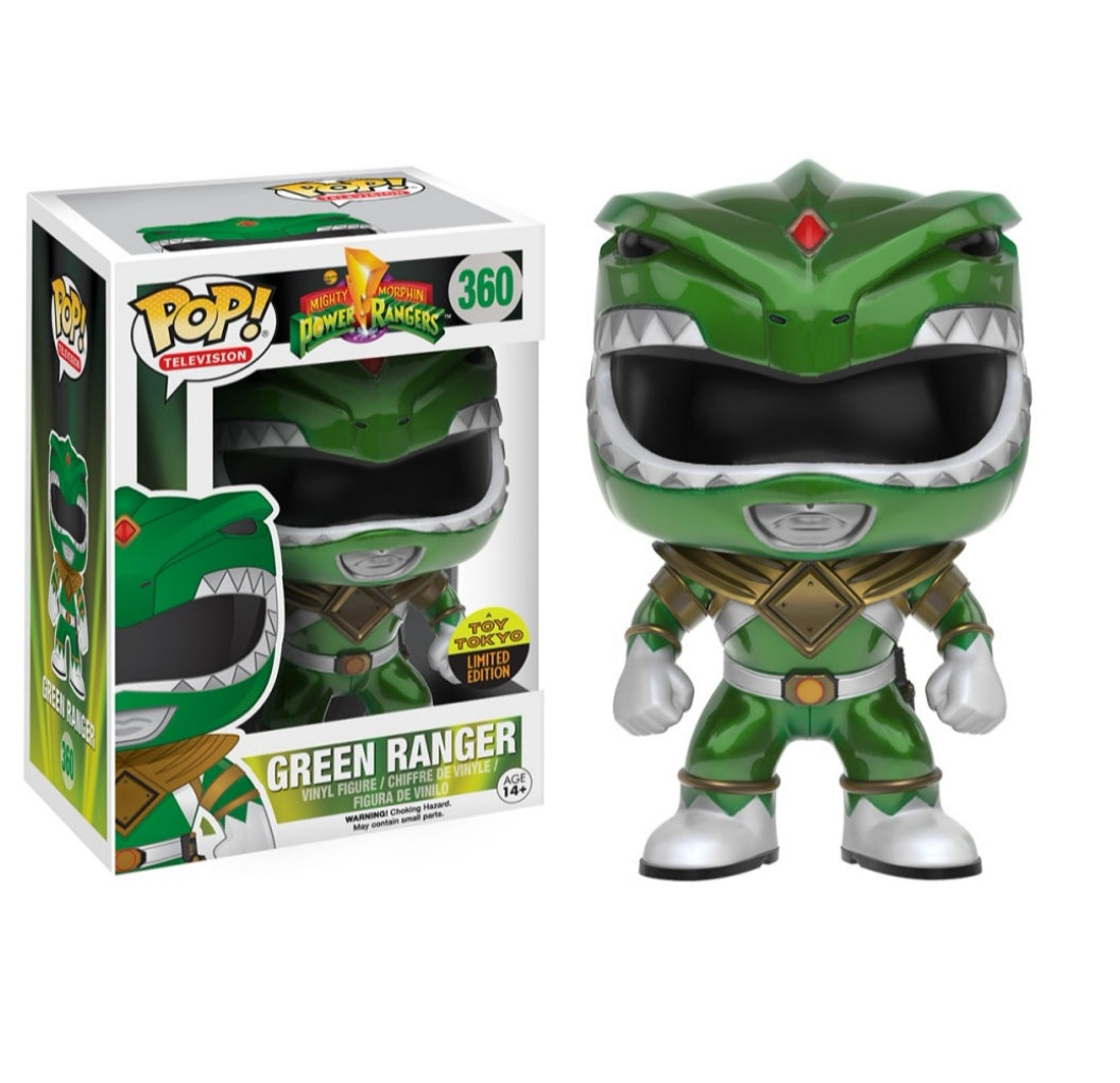 Funko POP! Power Rangers Green Ranger (Metallic) - Metallic