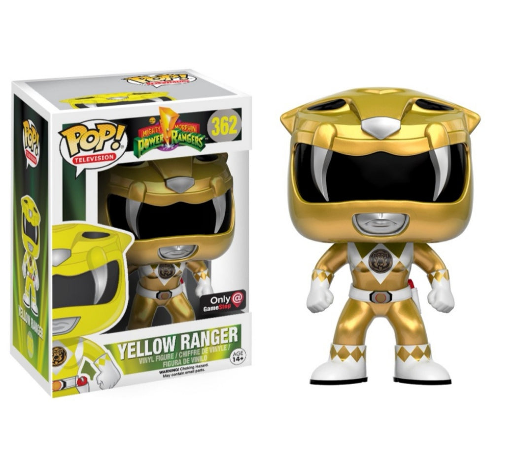 Funko POP! Power Rangers Yellow Ranger (Metallic) - Metallic