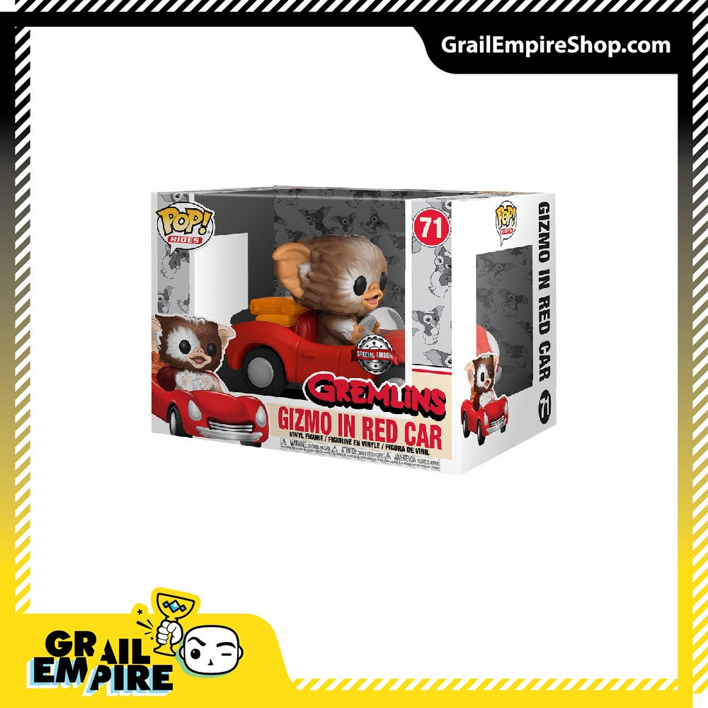 Funko POP! Ride Gremlins Gizmo in red car - POP! Ride