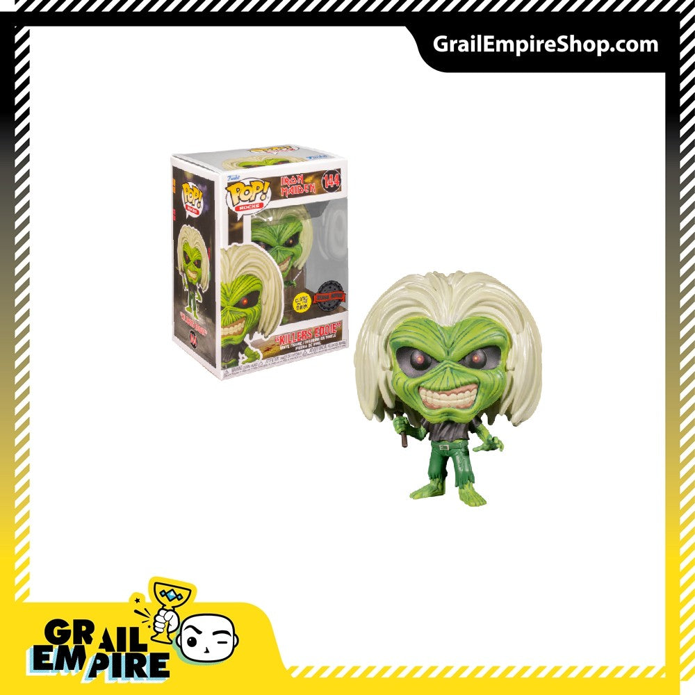 Funko POP! Rocks #144 Iron Maiden Killers Eddie GITD