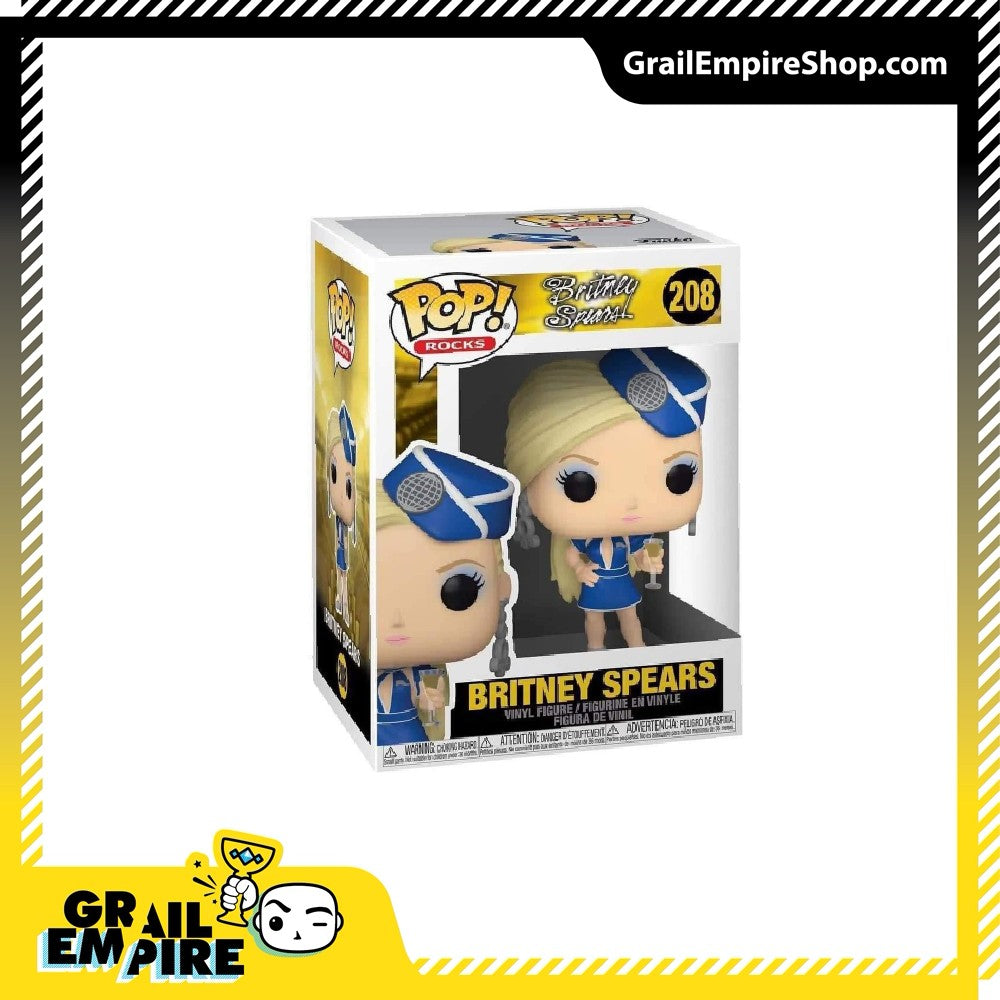 Funko POP! Rocks #208 Britney Spears Toxic Stewardess - POP!