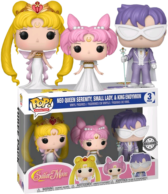 Funko POP! Sailor Moon Neo Queen Serenity Small Lady & King