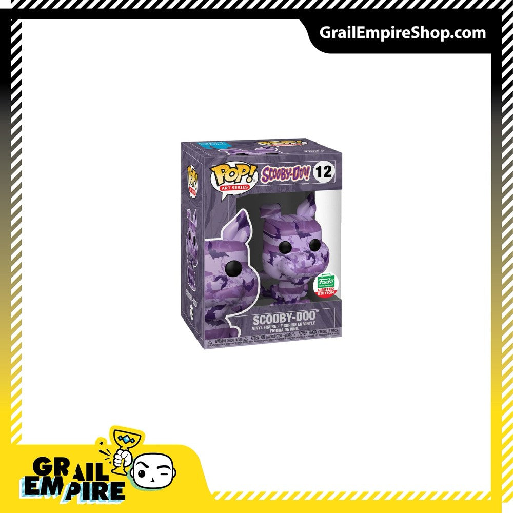 Funko POP! Scooby-Doo Art Series Exclusivo - Flocked
