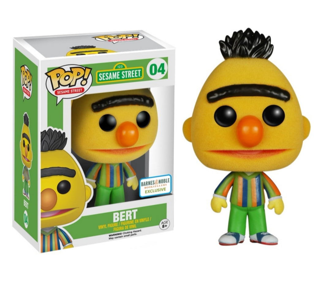 Funko POP! Sesame Street Bert Flocked - Flocked