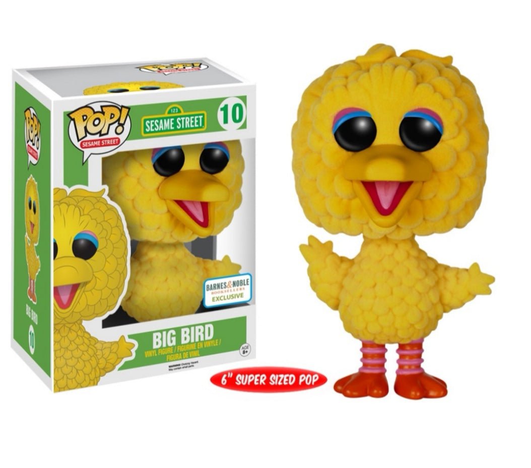 Funko POP! Sesame Street Big Bird Flocked - Flocked