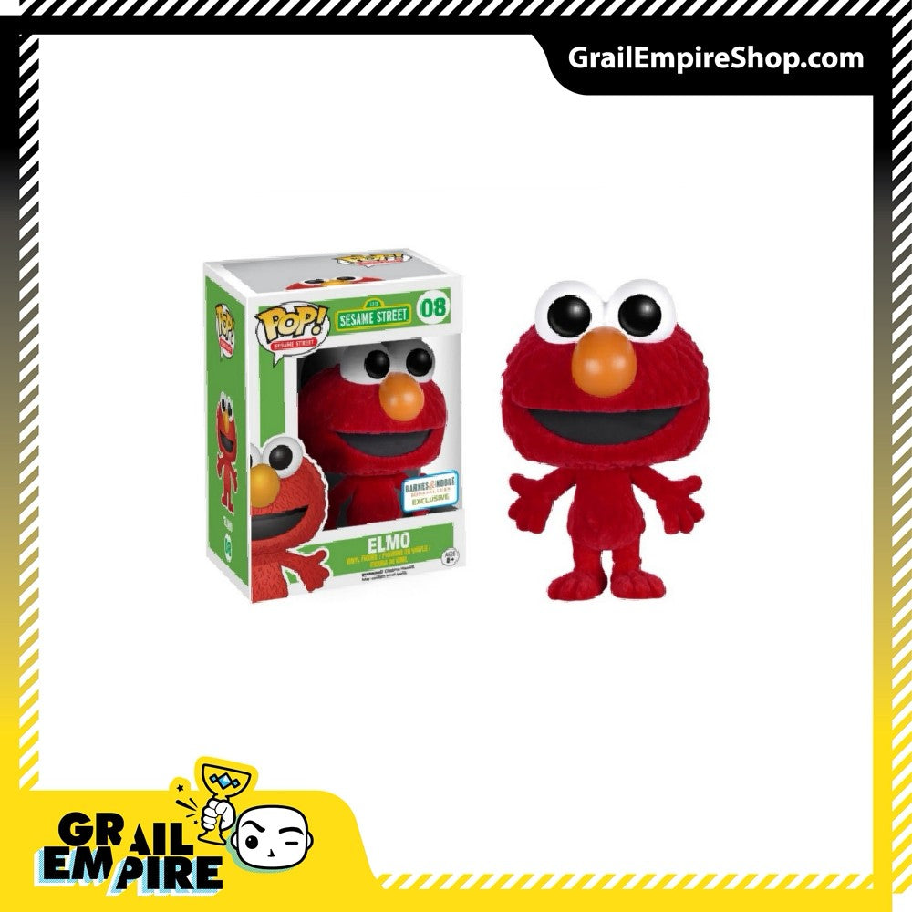 Funko POP! Sesame Street Elmo Flocked - Flocked