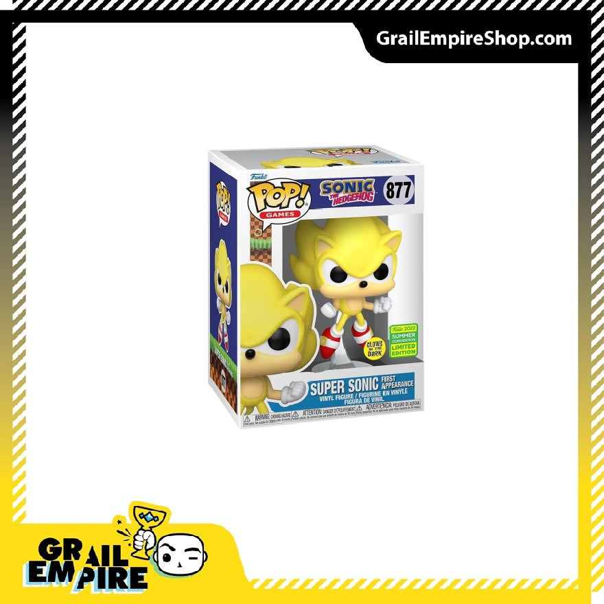 Funko POP! Sonic The Hedgehog #877 Super Sonic SDCC 2022