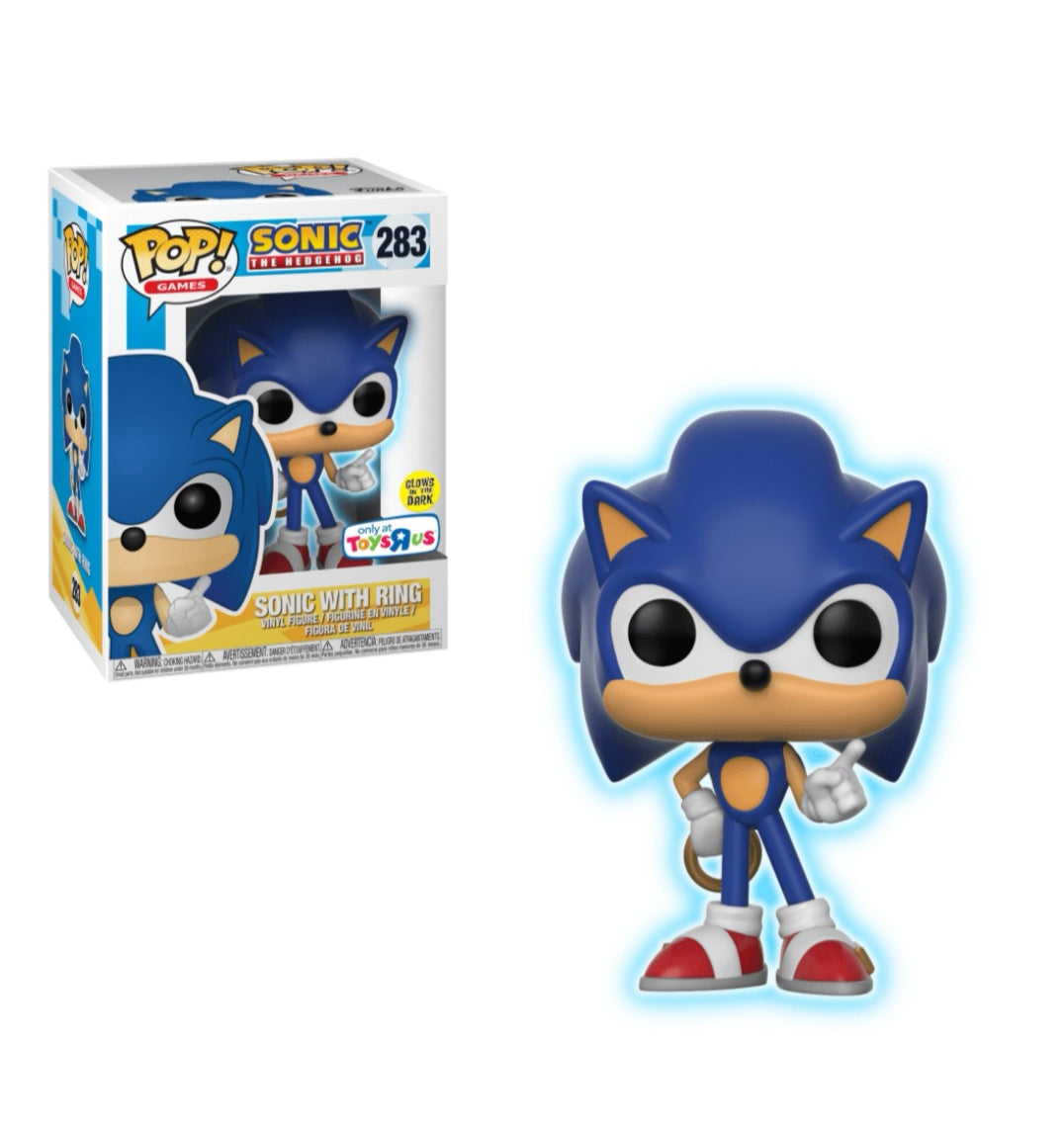 Funko POP! Sonic The Hedgehog Sonic with Ring GITD - Glow in