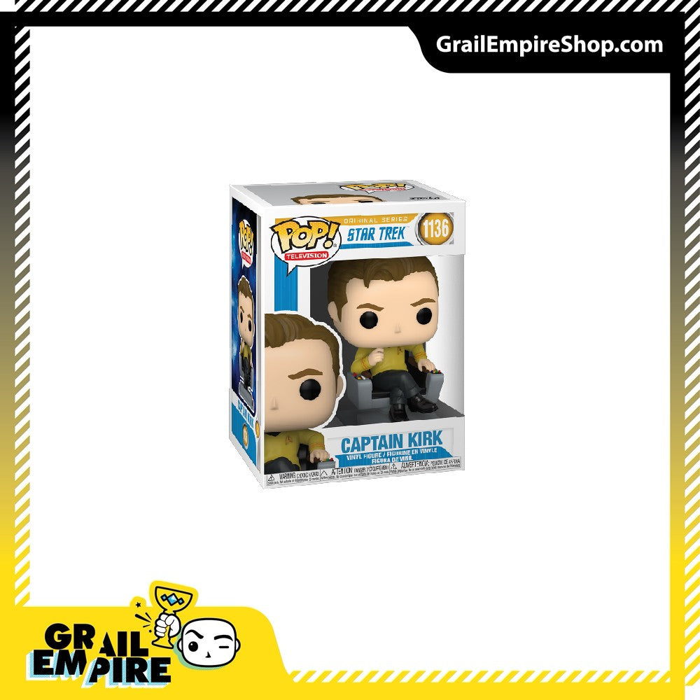 Funko POP! Star Trek Captain Kirk in Chair - POP!