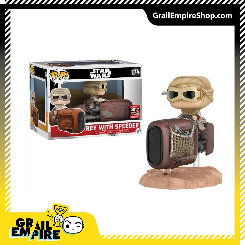 Funko POP! Star Wars #174 Rey with Speeder - POP! Ride