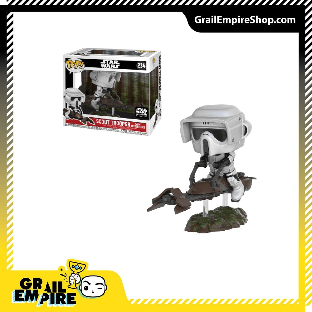 Funko POP! Star Wars #234 Scout Trooper with Speeder Bike -