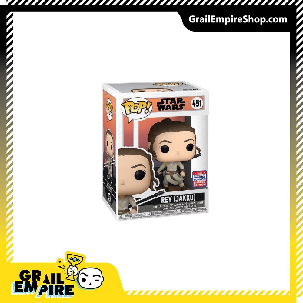 Funko POP! Star Wars #451 Rey (Jakku) Funkon 2021 Exclusivo