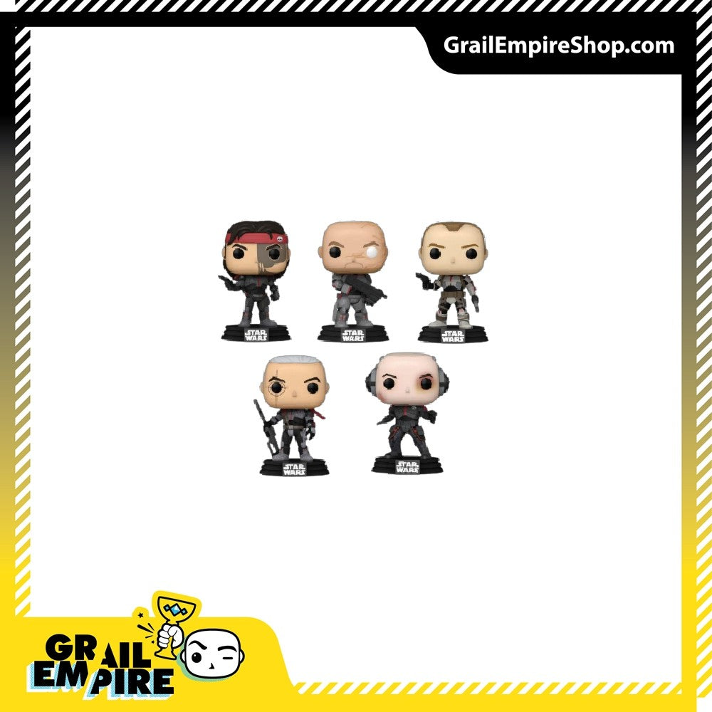 Funko POP! Star Wars Bad Batch Unmasked 5 Pack Exclusivo - 5