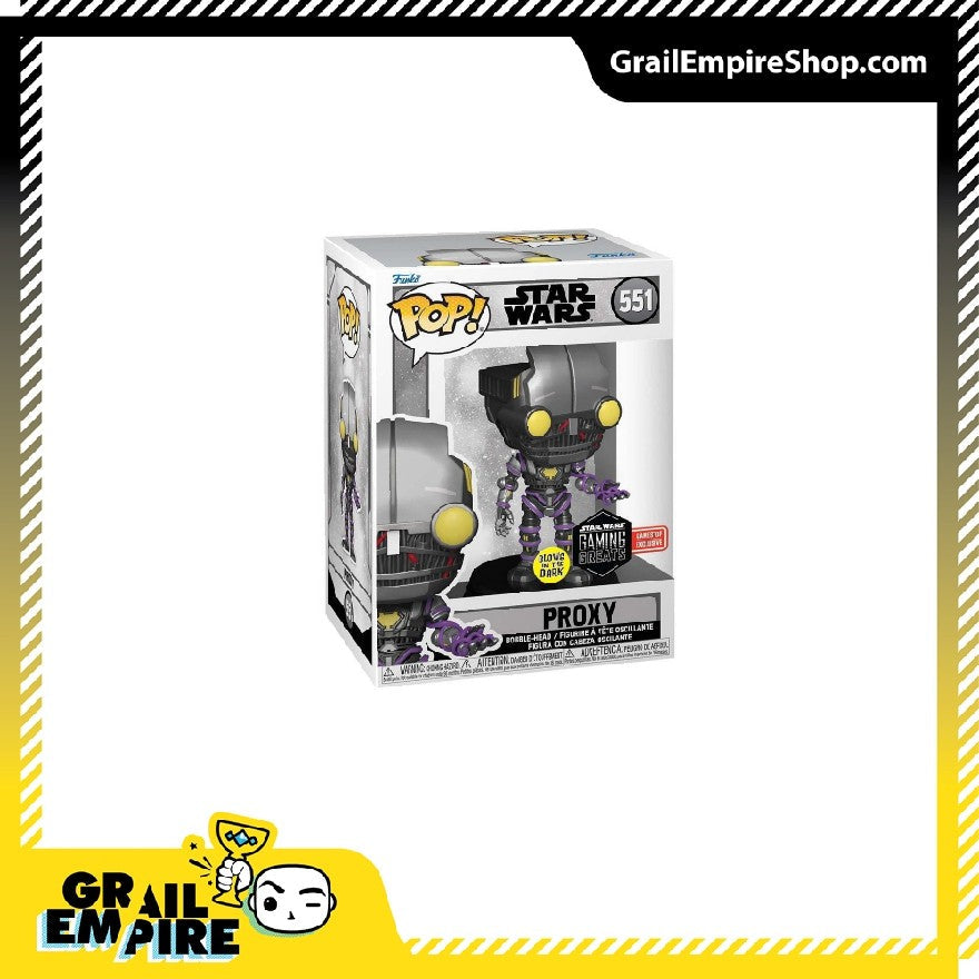 Funko POP! Star Wars Gaming Greats #551 Proxy Exclusivo -