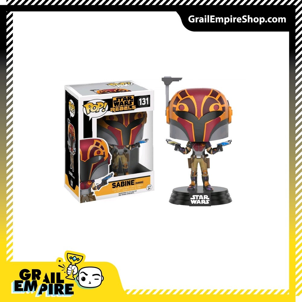 Funko POP! Star Wars Rebels #131 Sabine (Masked) Exclusivo -