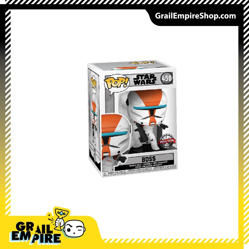 Funko POP! Star Wars Republic Commando #458 Boss GITD
